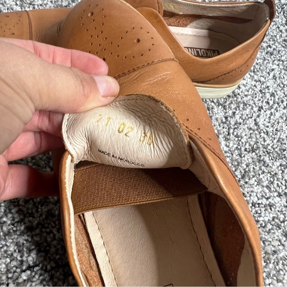 Pikolinos Santorini Slip On Brandy 6 - Picture 4 of 8